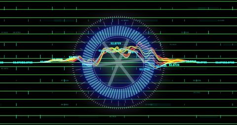 Futuristic Financial Data Interface and Analysis Display - Download Free Stock Images Pikwizard.com