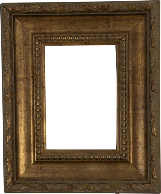 Antique Golden Picture Frame with Decorative Floral Pattern on Transparent Background - Download Free Stock Videos Pikwizard.com