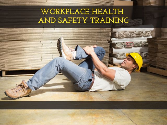 Worker Falling on Warehouse Floor Highlighting Safety Training Importance - Download Free Stock Templates Pikwizard.com