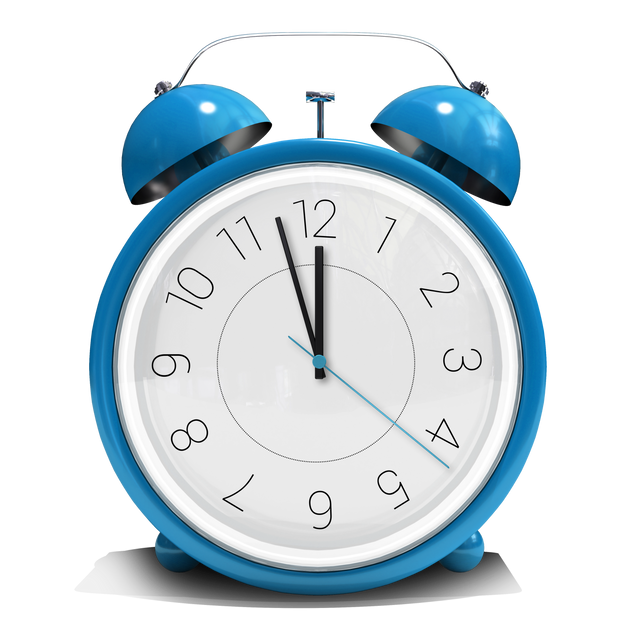 Vintage Blue Alarm Clock with Bells on Transparent Background - Download Free Stock Videos Pikwizard.com