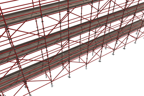 transparent 3d scaffolding structure industrial construction design - Download Free Stock Videos Pikwizard.com