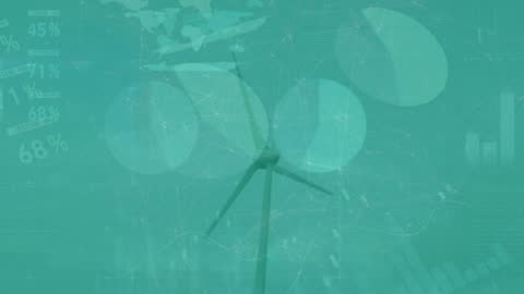 Wind Turbine Blades with Global Data Network Overlay