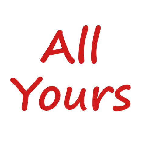 All Yours Text Design on Transparent Background - Download Free Stock Videos Pikwizard.com