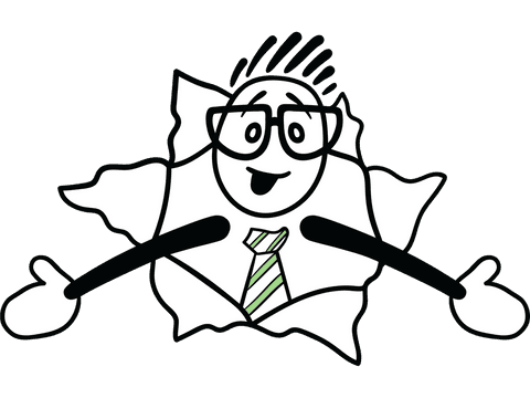 Happy Business Cartoon Character on Transparent Background Illustration - Download Free Stock Videos Pikwizard.com