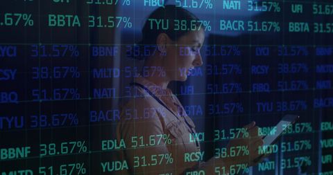 IT Engineer Analyzing Data on Transparent Digital Display - Download Free Stock Images Pikwizard.com