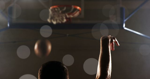 Basketball Player Shooting Free Throw in Indoor Court - Download Free Stock Images Pikwizard.com