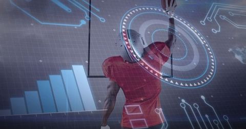 Futuristic Data Visualization in American Football