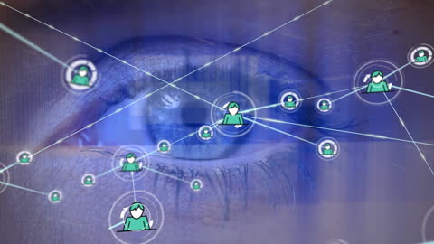 Digital Network Interface with Eye and Connections