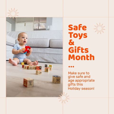 safe toys month awareness focused on child safety - Download Free Stock Templates Pikwizard.com
