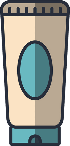 transparent squeeze tube with teal label for skincare and cosmetics - Download Free Stock Videos Pikwizard.com