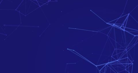 Abstract Digital Network on Dark Blue Background - Download Free Stock Images Pikwizard.com