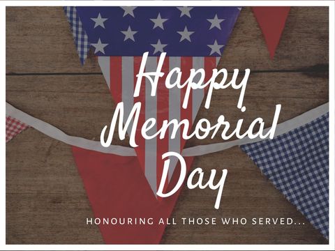 patriotic memorial day celebration greeting card - Download Free Stock Templates Pikwizard.com