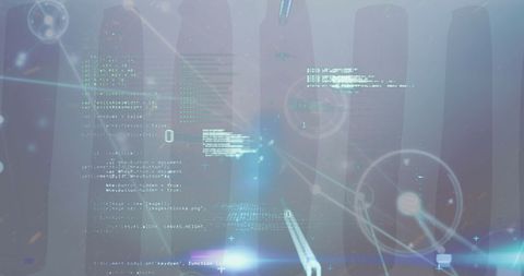 Futuristic Cyber Network Data Streams and Connections - Download Free Stock Images Pikwizard.com