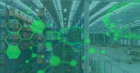 Innovative Data Processing in Modern Warehouse Environment - Download Free Stock Images Pikwizard.com