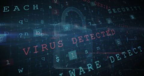 Cyber Security Protection with Digital Holographic Lock - Download Free Stock Images Pikwizard.com