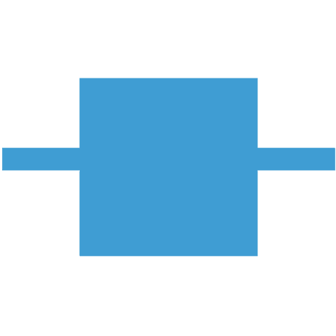 Abstract Blue Connector Icon on Transparent Background - Download Free Stock Videos Pikwizard.com