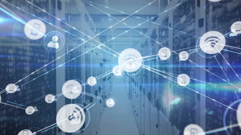 Visualizing Secure Data Connectivity in Modern Server Room