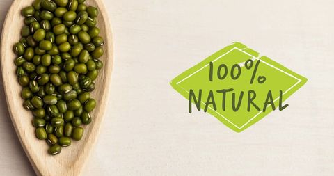 Fresh Organic Green Sprouts in Wooden Bowl with Natural Text - Download Free Stock Images Pikwizard.com