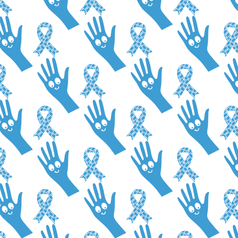 digital blue hand and ribbon pattern on transparent background - Download Free Stock Videos Pikwizard.com