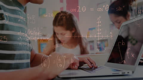 Students Learning Math Concepts with Technology