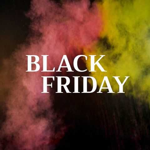 vibrant black friday sale concept with colorful smoke - Download Free Stock Templates Pikwizard.com