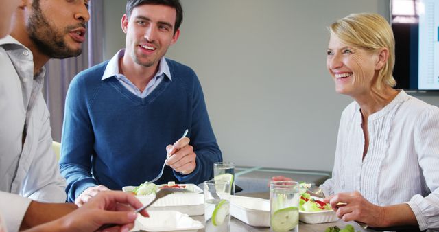 Diverse Business Team Enjoying Lunch Break - Download Free Stock Images Pikwizard.com