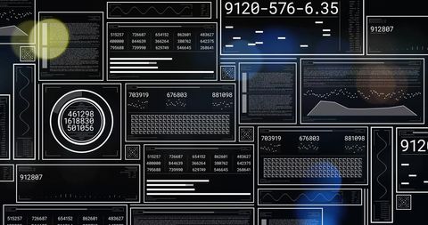 Futuristic Data Analysis on Digital Interfaces - Download Free Stock Images Pikwizard.com