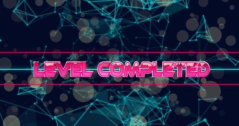 Level Completed Game Interface with Technological connections
