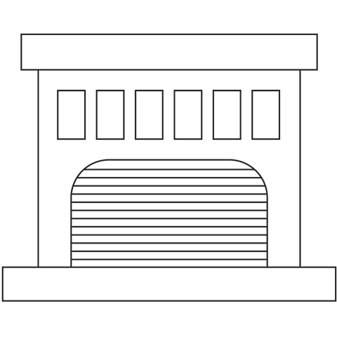 minimalist transparent closed garage shopfront design - Download Free Stock Videos Pikwizard.com