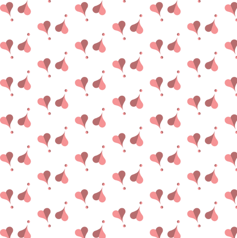 Pink Hearts Pattern on Transparent Background for Design Projects - Download Free Stock Videos Pikwizard.com