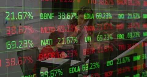 Business Executives Analyzing Stock Market Data - Download Free Stock Images Pikwizard.com