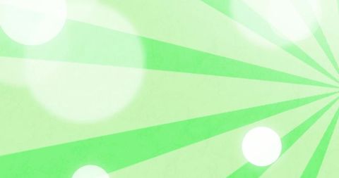 Radiating green sunburst fanning across canvas with white bokeh and subtle grain vignette