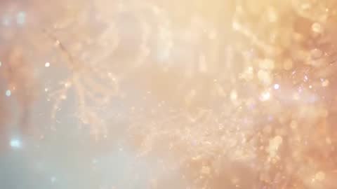 Golden Bokeh Macro Footage Showing Glittering Threads and Soft Sparkling Glow