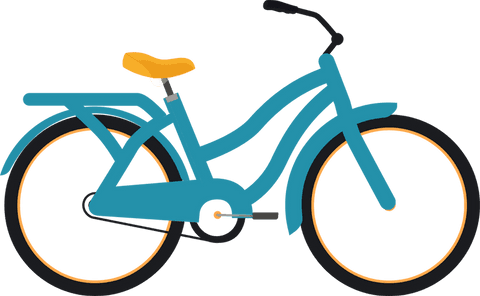 transparent bicycle illustration with mustard saddle - Download Free Stock Videos Pikwizard.com