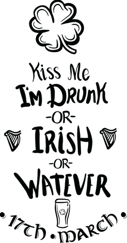 transparent irish quote with shamrock illustration - Download Free Stock Videos Pikwizard.com