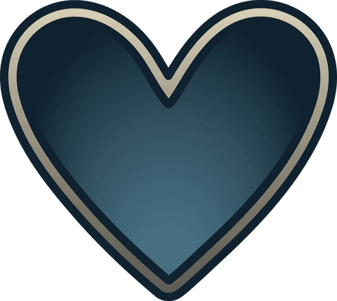 dark heart icon on transparent background for love and social themes - Download Free Stock Videos Pikwizard.com