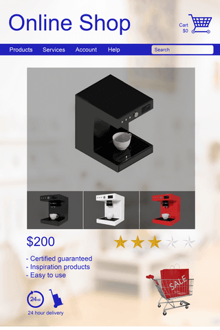 transparent online coffee machine advertisement banner - Download Free Stock Videos Pikwizard.com