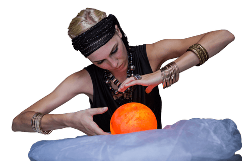 transparent future prediction with fortune teller and mystic orb - Download Free Stock Videos Pikwizard.com