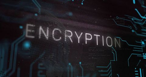 Encryption Concept with Digital Data Processing and Global Connections - Download Free Stock Images Pikwizard.com
