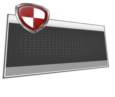 Digital Black Screen with White and Red Shield on Transparent Background - Download Free Stock Videos Pikwizard.com
