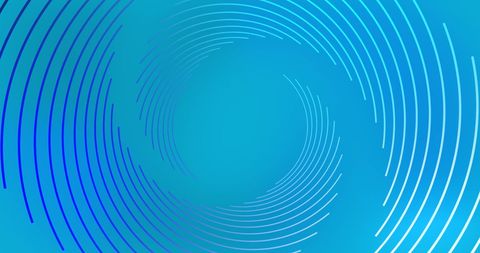 Blue Swirls Abstract Background with Circular Patterns
