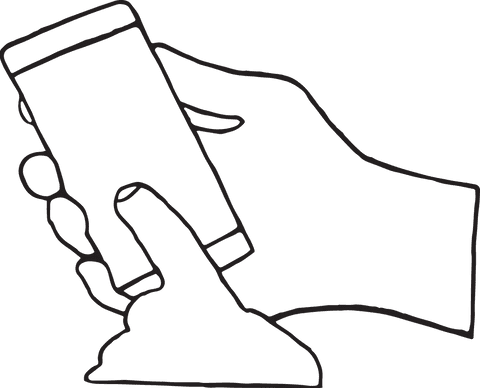 Transparent Outline of Hand Holding Smartphone Illustration - Download Free Stock Videos Pikwizard.com