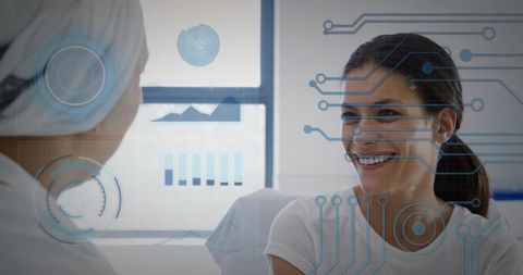 Healthcare Professional and Patient Experiencing Enhanced Medical Technology