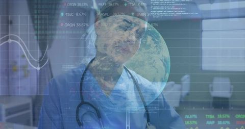 Futuristic medical analysis with global interfaces in healthcare