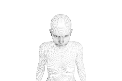 futuristic digital woman on transparent background - Download Free Stock Videos Pikwizard.com
