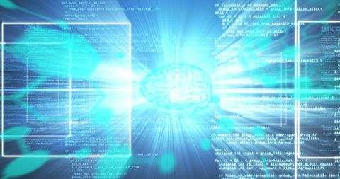 Futuristic Digital Data Processing with Intelligent Interface - Download Free Stock Images Pikwizard.com