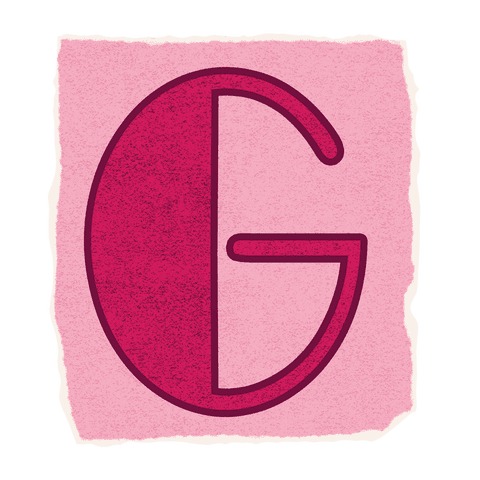 bold g typography on torn pink transparent background for modern applications - Download Free Stock Videos Pikwizard.com