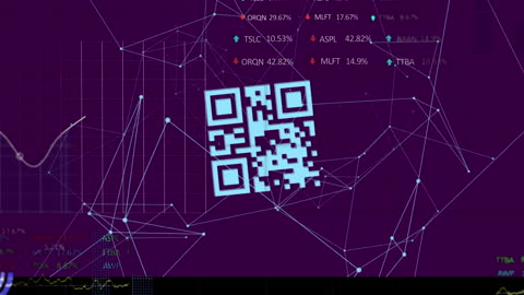 Animated QR Code Interconnected in Digital Network