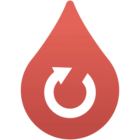 glossy red drop design with circular arrow transparent background - Download Free Stock Videos Pikwizard.com