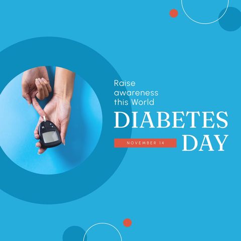 World Diabetes Day Awareness Glucometer Blood Glucose Monitoring - Download Free Stock Templates Pikwizard.com